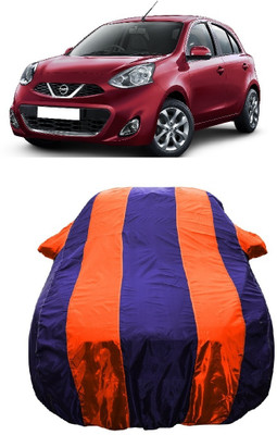 Wegather Car Cover For Nissan Micra DTHR (With Mirror Pockets)(Orange)