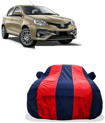 Tricway Car Cover For Toyota Etios Liva 1.4 VD Dual Tone Diesel (With Mirror Pockets)(Red)