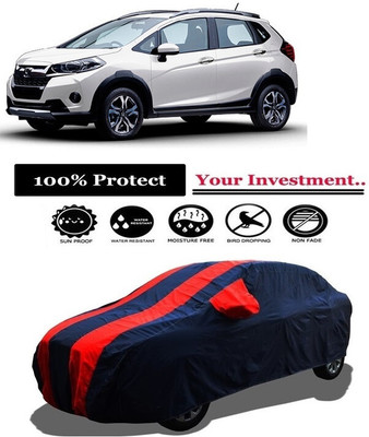 Amexride Car Cover For Honda WRV i-VTEC S Petrol (With Mirror Pockets)(Red)