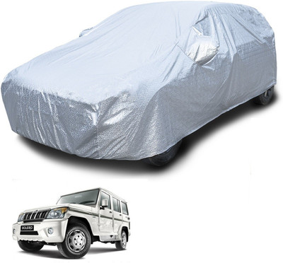 Euro Care Car Cover For Mahindra Bolero (With Mirror Pockets)(Silver)