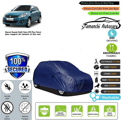 Tamanchi Autocare Car Cover For Maruti Suzuki Swift Dzire ZXI Plus Petrol(Blue)