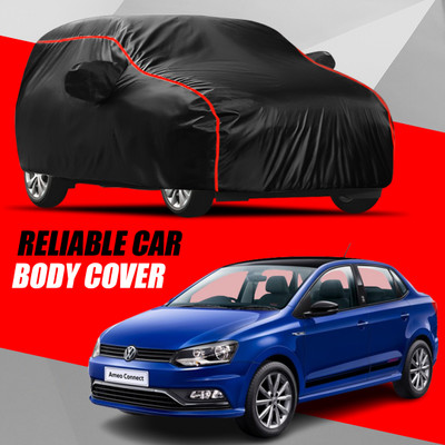 KULTEX Car Cover For Volkswagen Ameo (With Mirror Pockets)(Multicolor)