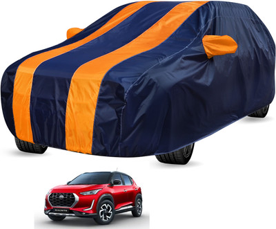 Auto Hub Car Cover For Nissan Magnite (With Mirror Pockets)(Blue, Orange, For 2020 Models)