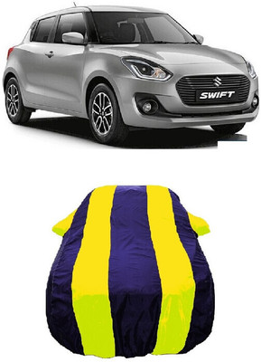 Wegather Car Cover For Maruti Suzuki Swift AMT VXI (With Mirror Pockets)(Yellow)