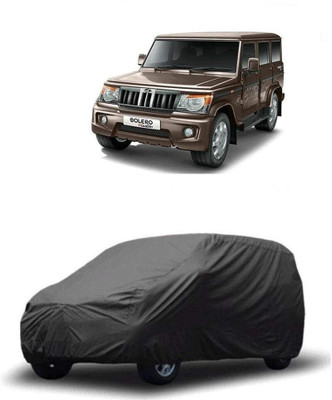 arneja trading company Car Cover For Mahindra Bolero (Without Mirror Pockets)(Grey)