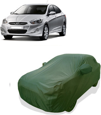 Tricway Car Cover For Hyundai Accent 1.6i (With Mirror Pockets)(Green)
