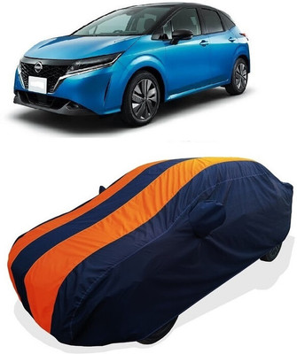 Coxtor Car Cover For Nissan Note e-Power (With Mirror Pockets)(Orange)