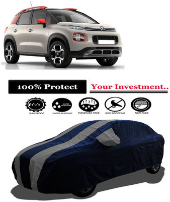 Amexride Car Cover For Citroen C3 Aircross (With Mirror Pockets)(Grey)