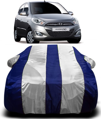 AXLOZ Car Cover For Hyundai i10 (With Mirror Pockets)(Multicolor)