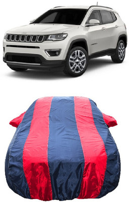 Wegather Car Cover For Jeep Compass 2.0 Limited Diesel (With Mirror Pockets)(Red)