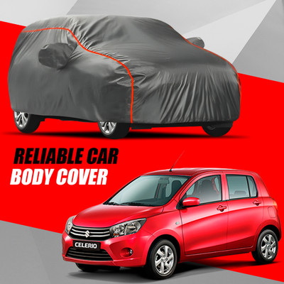 S Shine Max Car Cover For Maruti Suzuki Celerio (With Mirror Pockets)(Multicolor)