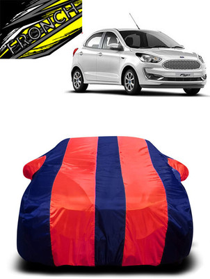 FRONCH Car Cover For Ford Figo 1.5D Titanium Plus MT (With Mirror Pockets)(Red, Blue)