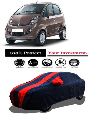 Amexride Car Cover For Tata Nano XTA (With Mirror Pockets)(Red)