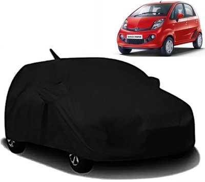 AXLOZ Car Cover For Tata Nano (With Mirror Pockets)(Black)