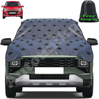 autouniko Car Cover For Hyundai Grand i10 (Without Mirror Pockets)(Grey)