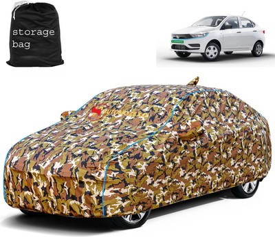 AUTOMOZEXO Car Cover For Tata Tigor, Tigor EV (With Mirror Pockets)(Multicolor)