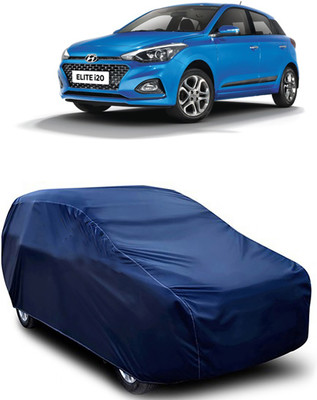 MoTRoX Car Cover For Hyundai Elite i20 (Without Mirror Pockets)(Blue)