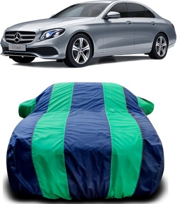 Genipap Car Cover For Mercedes Benz E200 (With Mirror Pockets)(Green, Blue)