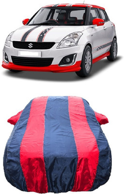 Wegather Car Cover For Maruti Suzuki Swift VXI Glory Limited Edition (With Mirror Pockets)(Red)