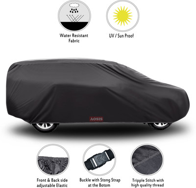 aosis Car Cover For Tata Nexon XZA Plus DualTone Roof AMT Petrol (Without Mirror Pockets)(Grey)