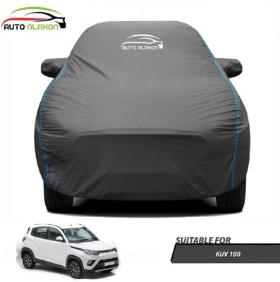 AUTO ALAXON Car Cover For Mahindra KUV100 (With Mirror Pockets)(Black)