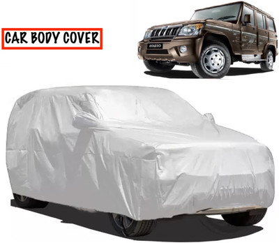Swarish Car Cover For Mahindra Bolero (With Mirror Pockets)(Silver)