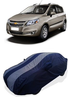 Coxtor Car Cover For Chevrolet Sail Hatchback 1.2 (With Mirror Pockets)(Grey)