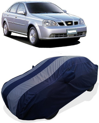 Coxtor Car Cover For Chevrolet Optra 1.6 L (With Mirror Pockets)(Grey)