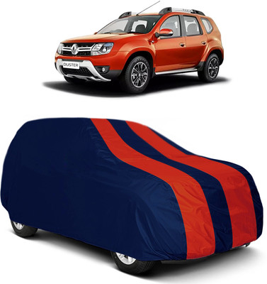 MoTRoX Car Cover For Renault Duster (Without Mirror Pockets)(Red, Blue)
