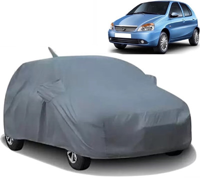 KULTEX Car Cover For Tata Indica (With Mirror Pockets)(Grey)