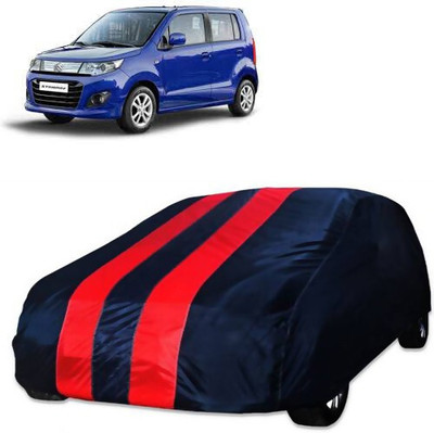 Kuchipudi Car Cover For Maruti Suzuki WagonR Stingray (Without Mirror Pockets)(Blue, Red)