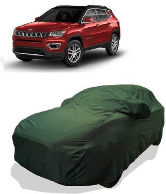 Coxtor Car Cover For Jeep Compass 1.4 Longitude Option Petrol (With Mirror Pockets)(Gold)