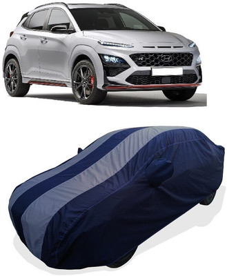 Coxtor Car Cover For Hyundai Kona (With Mirror Pockets)(Grey)