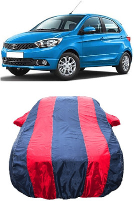 Wegather Car Cover For Tata Tiago 1.05 Revotorq XB (With Mirror Pockets)(Red)