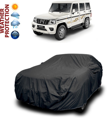 CODOKI Car Cover For Mahindra Bolero (With Mirror Pockets)(Black)