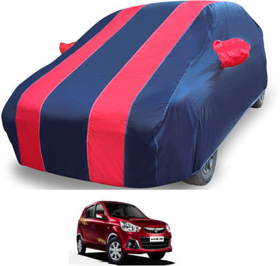 MOCKHE Car Cover For Maruti Suzuki Alto K10 (With Mirror Pockets)(Red)