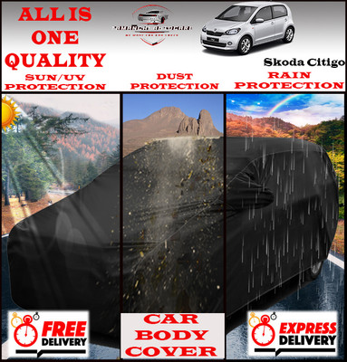 Tamanchi Autocare Car Cover For Skoda Universal For Car(Black)