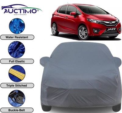 AUCTIMO Car Cover For Honda Jazz (With Mirror Pockets)(Multicolor)