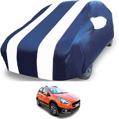 MOCKHE Car Cover For Fiat Avventura (With Mirror Pockets)(White)