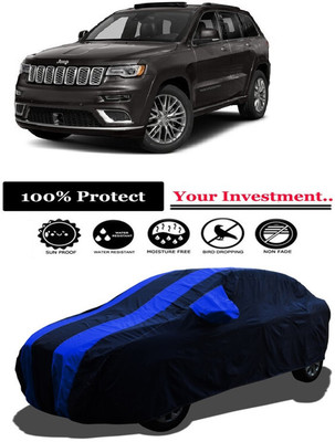 Amexride Car Cover For Jeep Grand Cherokee Summit 4X4 (With Mirror Pockets)(Multicolor)