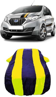 Wegather Car Cover For Datsun Redi GO Gold 1.0 (With Mirror Pockets)(Yellow)