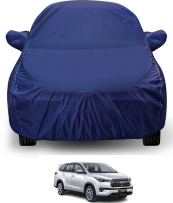 Auto Hub Car Cover For Toyota Innova Hycross (With Mirror Pockets)(Blue)