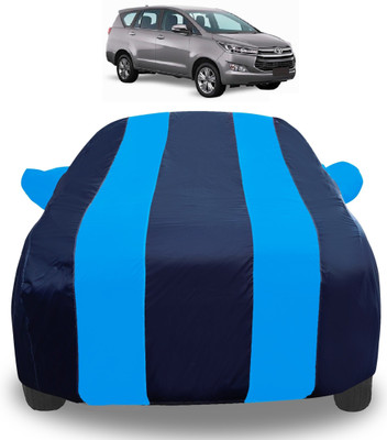 Auto Hub Car Cover For Toyota Innova Crysta (With Mirror Pockets)(Blue)