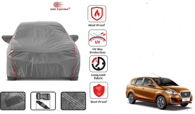 Auto Oprema Car Cover For Datsun Go+ (With Mirror Pockets)(Grey)