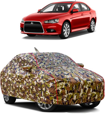 KARKING Car Cover For Mitsubishi Lancer (With Mirror Pockets)(Multicolor)