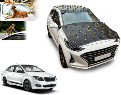 AUTO PEARL Car Cover For Skoda Rapid (Without Mirror Pockets)(Black)