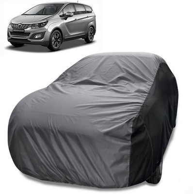 MoTRoX Car Cover For Mahindra Marazzo (Without Mirror Pockets)(Grey, Black)