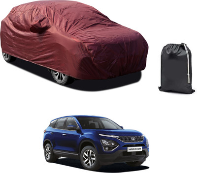 GOSHIV-car and bike accessories Car Cover For Tata Harrier (With Mirror Pockets)(Maroon)
