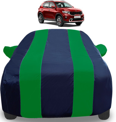 Amanzo Car Cover For Kia Sonet (With Mirror Pockets)(Green)