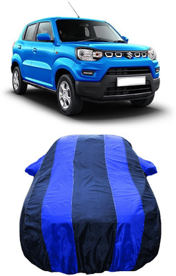 Wegather Car Cover For Maruti Suzuki S-Presso VXI Plus AT Petrol (With Mirror Pockets)(Blue)